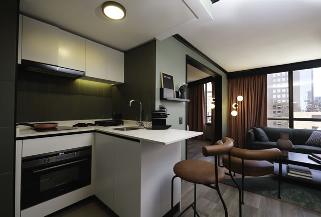 habitación studio en las condes